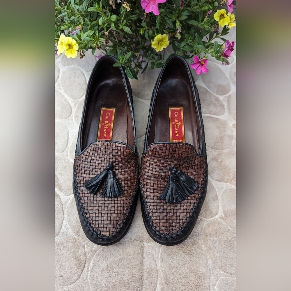 Cole Haan Brown and Black Loafers - Picture 12 of 12